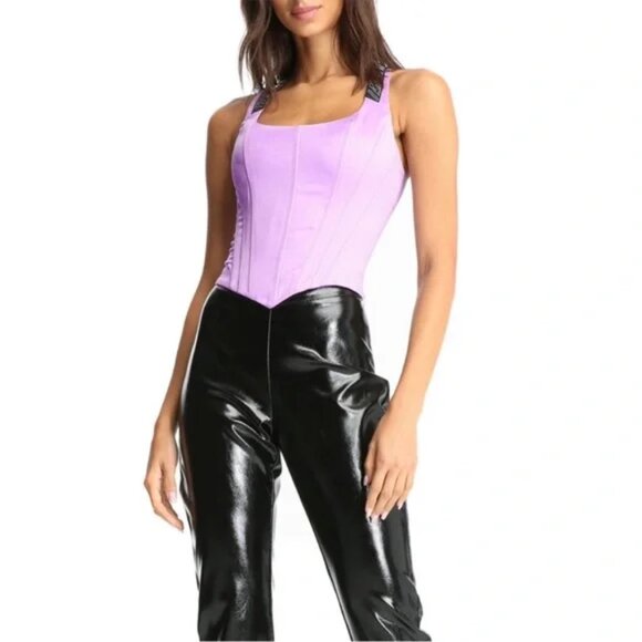 I Am Gia Siobhan Lilac Corset - Picture 3 of 16